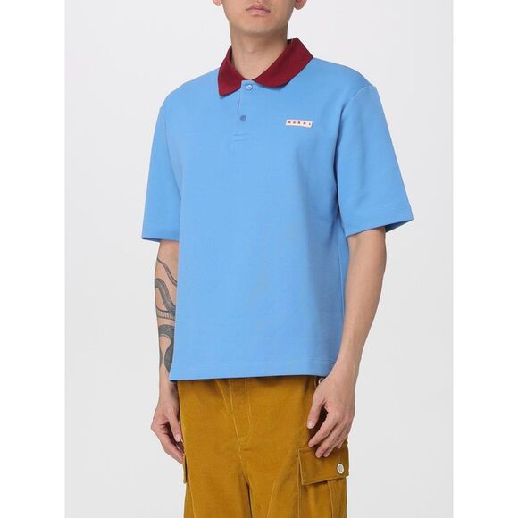 Marni Polo Shirt Men Blue - Picture 4 of 4